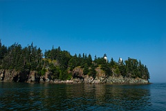 Eagle Island Light Tower and Fog Tower in Maine